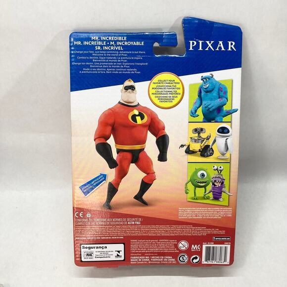Disney Pixar The Incredibles Posable Mr Incredible Toy 12 points of Articulation - Picture 6 of 12